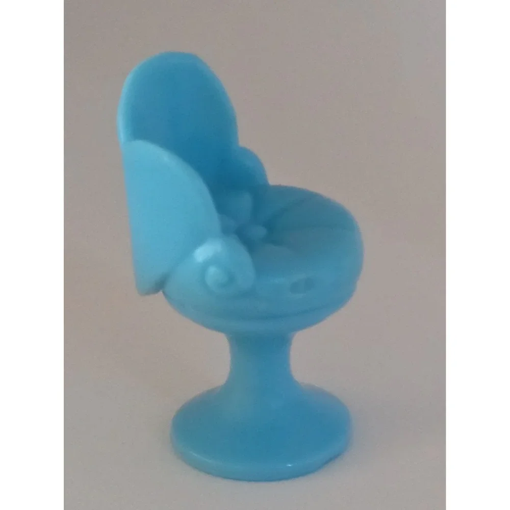 2000 Mattel Polly Pocket Blue Dollhouse Chair Furniture Accessory Vintage